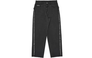 Nerdy Прямые брюки джинсы Unisex Black