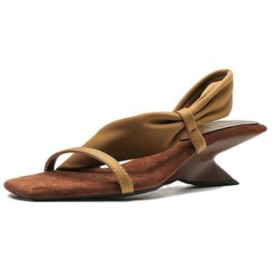 City camel Женские сандалии с одной застежкой коричневые, цвет Brown