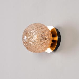 Настенный светильник KOSILUM золотистого цвета, 13/15/15 см