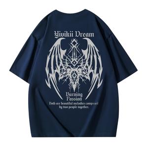 Футболка унисекс YIVIKII, синий