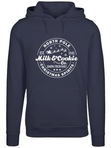 Пуловер F4NT4STIC Hoodie Milk and Cookie Bakery Retro Christmas Sign, цвет marineblau