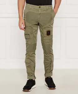 Штаны-Карго с защитой от перегрузок Regular fit Aeronautica Militare, зеленый