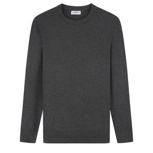 Мужской свитер Tom Baine Cashmere Feel Slim Fit с круглым вырезом, цвет charcoal