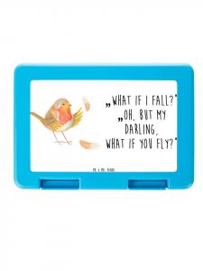 Mr. & Mrs. Panda Шкатулка для хранения перьев малиновки с надписью белого цвета