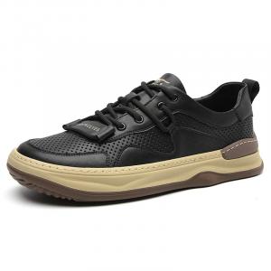 Низкие кроссовки для скейтборда мужские SEPTWOLVES, красно-коричневый (стандартный размер кожаной обуви)