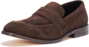Мужские лоферы BOSS из мягкой замши, Dark Timber Wood