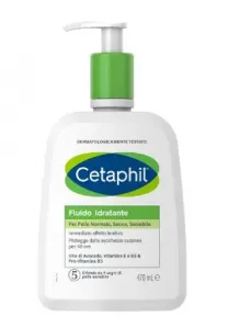 Cetaphil Увлажняющий флюид для лица и тела 470 мл для нормальной, сухой и чувствительной кожи