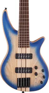 Jackson Pro Series Spectra Bass SBA V. Дека из карамелизированного ятоба, Blue Burst