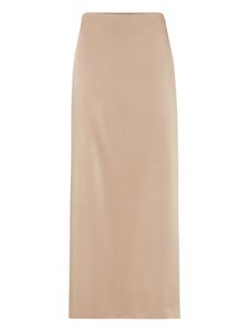Brunello Cucinelli юбка с завышенной талией, нейтральный
