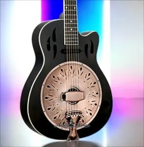 Аккустико-электрогитара с резонатором серии Ortega Americana, демонстрационное видео