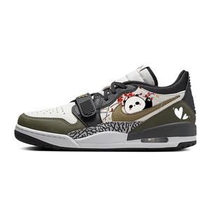 Jordan Баскетбольные кроссовки Legacy 312 Vintage, низкие, мужские, зеленые/белые