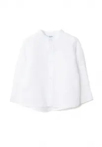 Рубашка прямого кроя с воротником-стойкой. Ovs, Optical White