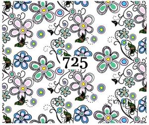 Водные наклейки для ногтей - №725, Raisin