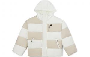 Пуховик женский белый шахматный Vans