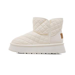 HUANQIU Термо водонепроницаемые противоскользящие короткие снегоступы Women's Beige