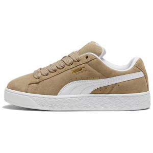 Кеды PUMA Suede XL Series Skateboard Unisex Low-Top, хаки/белый