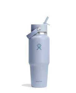 Дорожная бутылка с широким горлышком и гибкой трубочкой, 955 мл (0,9 л) Hydro Flask, Surf
