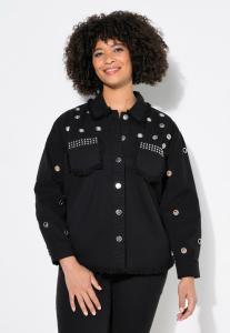 Джинсовая куртка ÖSEN FRANSENSAUM LANGARM Angel of Style, антрацит