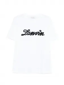 Футболка с лентой Lanvin, белый