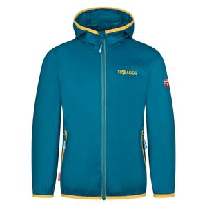 TROLLKIDS Детская куртка-дождевик Trolltunga Arctic blue/Ginger