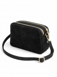 COLLEZIONE ALESSANDRO Сумка через плечо 'Romano' в черном цвете