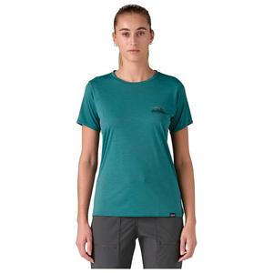 Футболка-Кепка для трейлраннинга, классная, повседневная, с рисунком 73, синяя, для водно-болотных угодий, X-Dye - M Patagonia