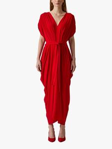 Макси-платье с драпировкой James Lakeland, Red