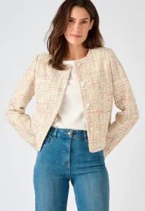 Легкая твидовая куртка effet fils brillants Damart, Multicolore