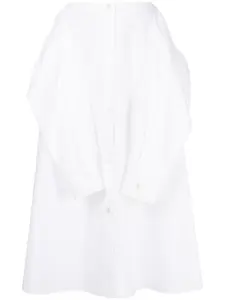 Юбка с завязками MM6 Maison Margiela, белый