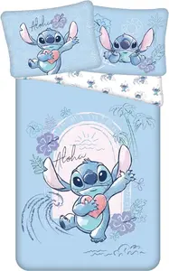Пододеяльник Lilo en Stitch Wave 140 x 200 см - 70 x 90 см - хлопок Jerry Fabrics