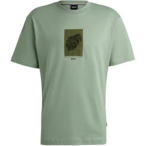 Футболка мужская зеленая HUGO BOSS