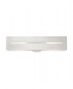 Настенный светильник Soma 2 Lights Vanity Sconce Livex, цвет silver-tone