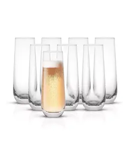 Фужеры для шампанского Milo, набор из 8 штук Joyjolt, clear