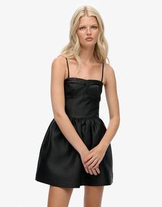 Мини-платье Superdry Corset камило черного цвета