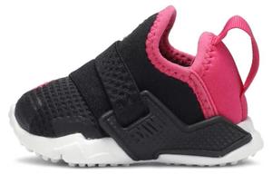 Кроссовки Huarache Run Toddler TD Low-top Black/Pink Nike, черный/розовый