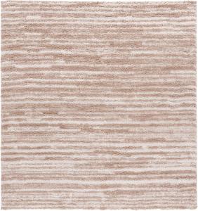 Ковер SAFAVIEH, 201 x 201 см, Rumi Shag Collection, Beige & Ivory, толщина, идеально для гостиной, спальни, столовой (RMS110C-7SQ)