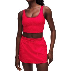 Женская майка без рукавов Lululemon, темно-красный