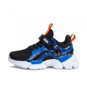 Низкие детские кроссовки для бега. Дети 3–7 лет. BIG WASP, черный/синий