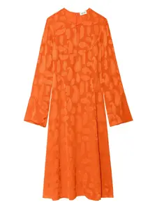 Платье миди с принтом пейсли Zadig&Voltaire, оранжевый