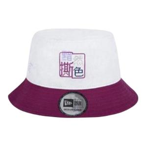 Бакет-кепки Unisex White/Purple New Era, белый/фиолетовый