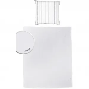 Постельное белье Primera «Примера Летний комплект» с полосатой наволочкой, серый