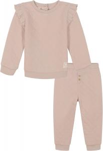 Комплект из двух модных брюк Calvin Klein для девочек, Pink Waffle