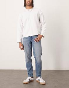 Зауженные джинсы ASOS DESIGN светло-голубого цвета