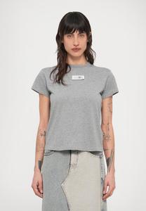 Футболка MM6 Maison Margiela Basic T-shirt, Light Grey Melange/Light Grey