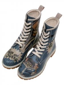 Ботинки Том и Джерри с мышонком синего цвета Dogo