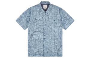 Кэмп рубашка Gramicci, синий