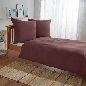 Постельное белье Dream Sleep Uni Fine Flannel 240x220 см + 2 комплекта 80x80 см Nougat Traumschlaf