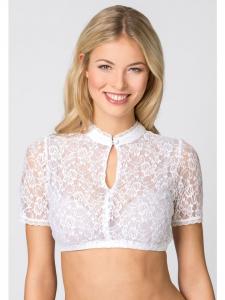 Блузка дирндль Stockerpoint Liona белого цвета Stockerpoint