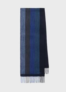 Шарф в широкую полоску