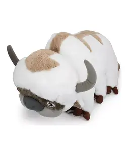 Аватар: Легенда об Аанге Аппа, 22-дюймовая плюшевая игрушка | Милые плюшевые игрушки и мягкие игрушки, подарки и предметы коллекционирования в стиле аниме-манги | Декор детской комнаты, аксессуары Golden Bell Studios, white